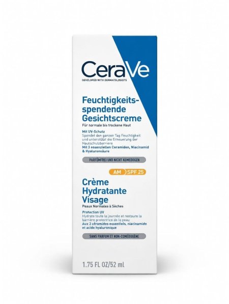 لوشن سيرافي المرطب النهاري بعامل حماية SPF25 للبشرة العادية إلى الجافة – CeraVe AM Facial Moisturising Lotion SPF25