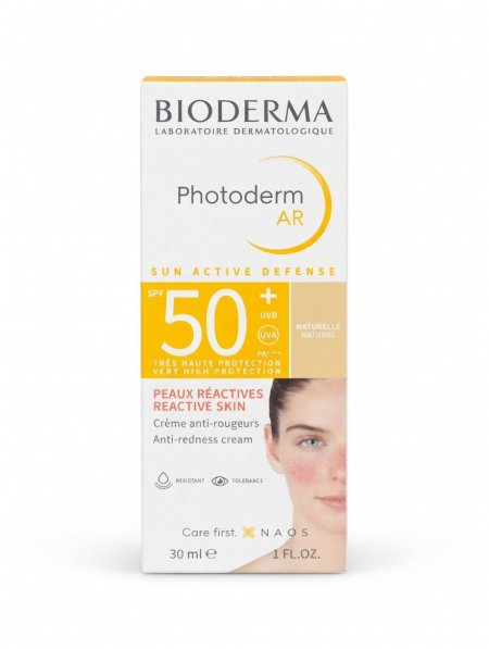 كريم بيوديرما فوتوديرم AR SPF 50+ لتقليل الاحمرار وتوحيد اللون 30 مل – Bioderma Photoderm AR SPF50+ Tinted Cream