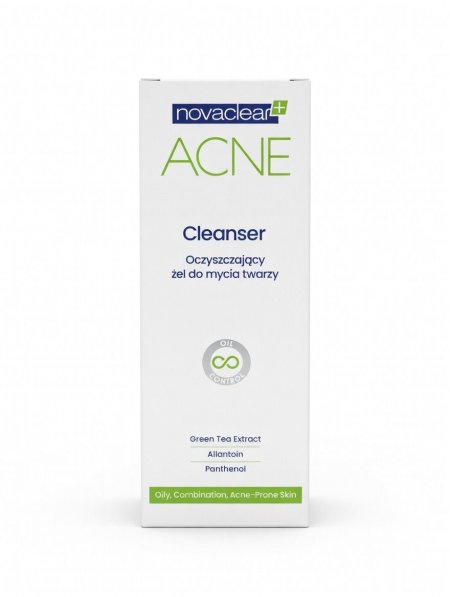 غسول نوفاكلير لحب الشباب للبشرة الدهنية 150 مل – Novaclear Acne Face Wash Cleaner
