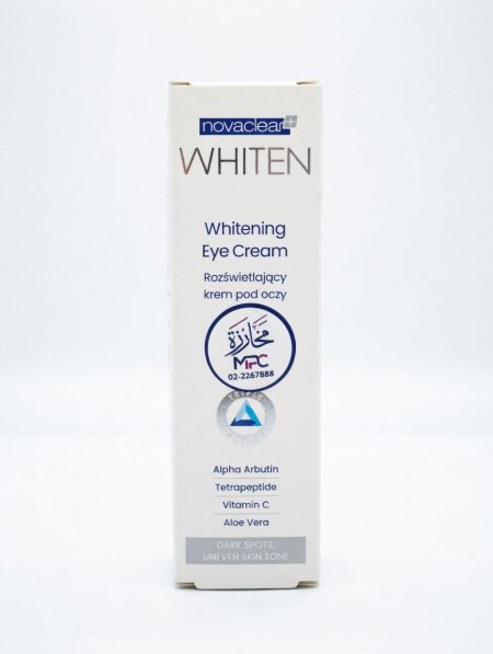 كريم تفتيح تحت العين لتقليل الهالات السوداء والتصبغات نوفاكلير – Novaclear Whitening Eye Cream