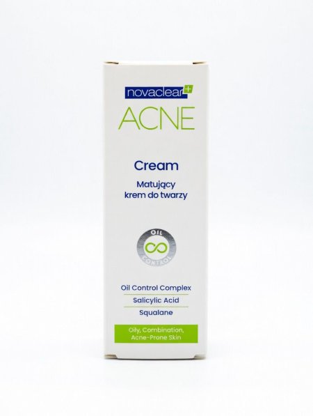 كريم نوفاكلير أكني للعناية بالبشرة الدهنية والمختلطة والمعرضة لحب الشباب – Novaclear Acne Cream Oil Control