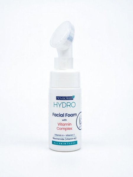 رغوة تنظيف الوجه نوفاكلير هيدرو بفيتامين كومبلكس – Novaclear Hydro Facial Foam Vitamin Complex