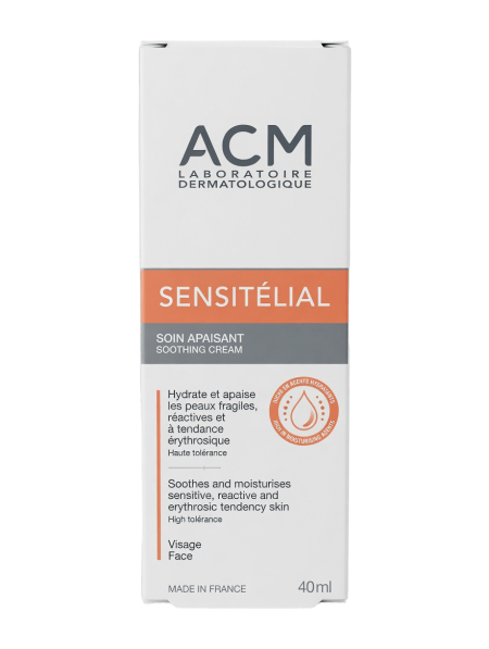 كريم سينسيتيليال المهدّئ والمرطب للبشرة الحساسة والمعرضة للاحمرار من إيه سي إم | ACM Sensitélial Soothing Cream