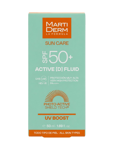 واقي شمس صن كير SPF 50+ فلويد حماية عالية جداً من مارتيديرم | MartiDerm Sun Care Active Fluid SPF 50+