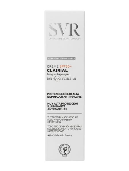 كريم كلاريال SPF 50+ للتفتيح والحماية من التصبغات من إس في آر | SVR Clairial SPF 50+ Cream