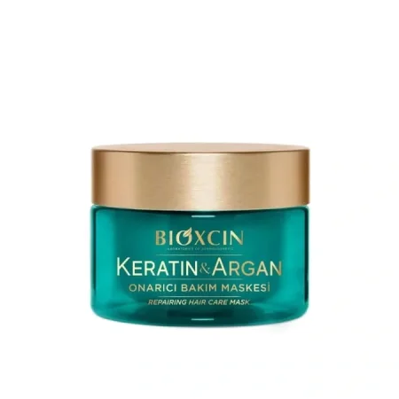 ماسك بيوكسين كيراتين & أرجان لإصلاح الشعر | BIOXCIN Keratin & Argan Repairing Hair Care Mask