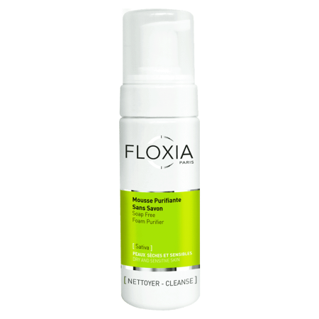 غسول فلوكسيا المنقّي للبشرة الحساسة والجافة | FLOXIA Soap-Free Foam Purifie