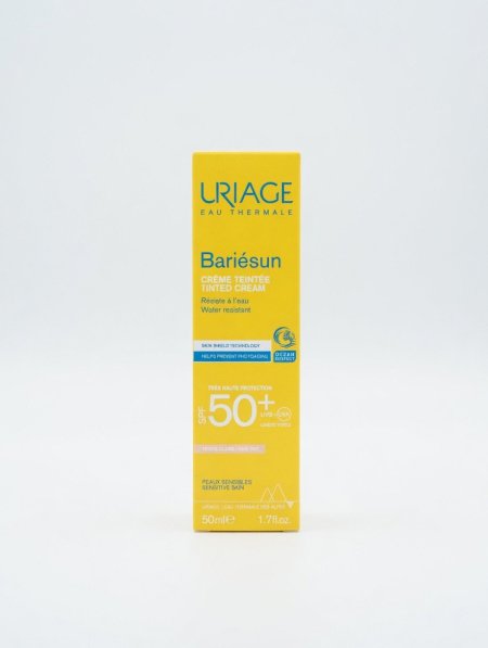 كريم يورياج بارييسون الواقي الملون SPF50+ للبشرة الحساسة | Uriage Bariésun Tinted Cream SPF50+ Fair Tint