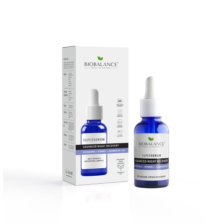 سيروم بيوبالانس سوبر سيروم للتجاعيد وإصلاح البشرة الليلي | BioBalance Advanced Night Recovery Super Serum