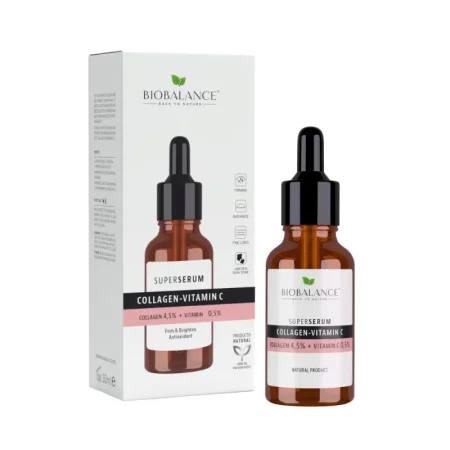 سيروم بيوبالانس كولاجين + فيتامين C لشدّ وإشراقة البشرة | BioBalance Collagen Vitamin C Super Serum
