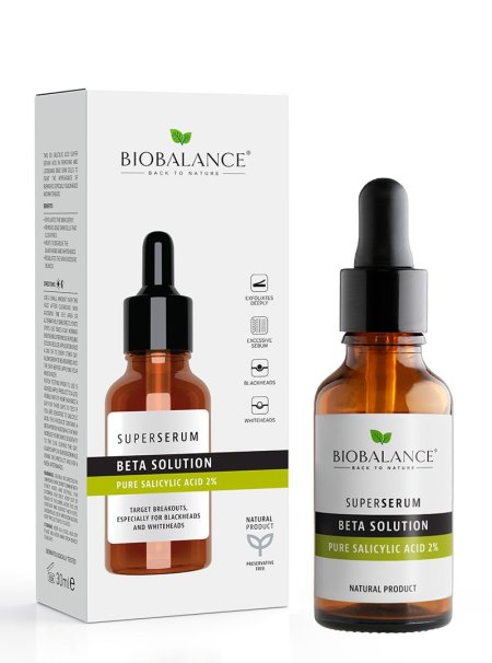 سيروم بيوبالانس حمض الساليسيليك 2% لتنقية البشرة | BioBalance Beta Solution Salicylic Acid 2% Super Serum