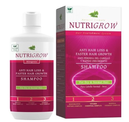 شامبو نوتريجرو ميتوجينيكس لمنع تساقط الشعر | NutrIgrow Mitogenix Anti Hair Loss Shampoo