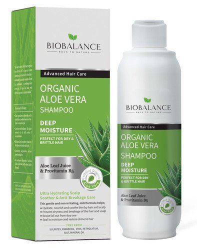 شامبو بيوبالانس بالألوفيرا لترطيب الشعر الجاف والمتقصف | BioBalance Organic Aloe Vera Shampoo