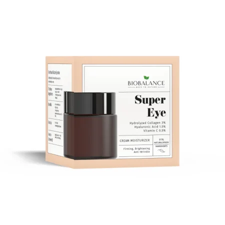 كريم عين بيوبالانس بالكولاجين لتفتيح وشد محيط العين | BioBalance Super Eye Cream Collagen + Hyaluronic Acid + Vitamin C