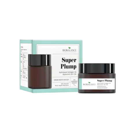 كريم بيوبالانس سوبر بلَمب بالكولاجين لترطيب وامتلاء البشرة | BioBalance Super Plump Cream Hydrolyzed Collagen + 3D Hyaluronic Acid