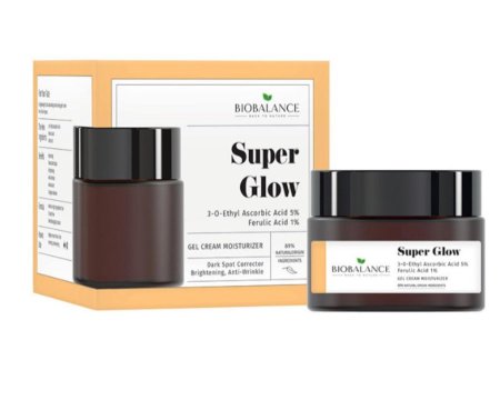 كريم بيوبالانس سوبر جلو لتفتيح البشرة وتقليل التصبغات | BioBalance Super Glow Gel Cream Moisturizer