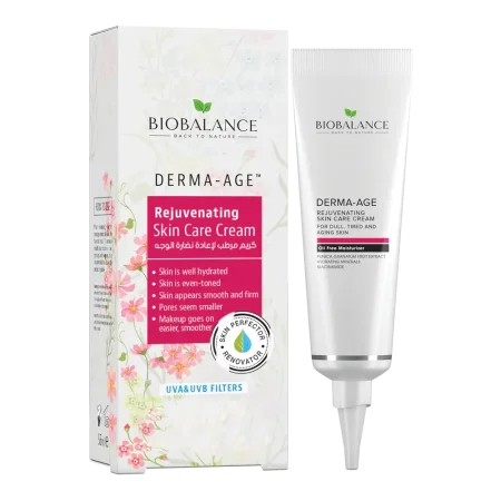 كريم بيوبالانس ديرما إيج لتجديد البشرة ومكافحة علامات التقدم بالسن | BioBalance Derma-Age Rejuvenating Skin Care Cream
