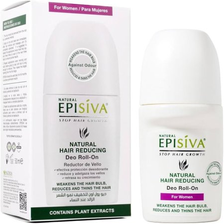 رول أون إبيسيفا الطبيعي لتقليل نمو الشعر | Episiva Natural Hair Growth Reducing Deo Roll-On