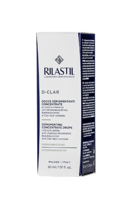 سيروم دي-كلار المركز لتفتيح التصبغات والبقع الداكنة من ريلاستيل | Rilastil D-Clar Concentrated Depigmenting Drops