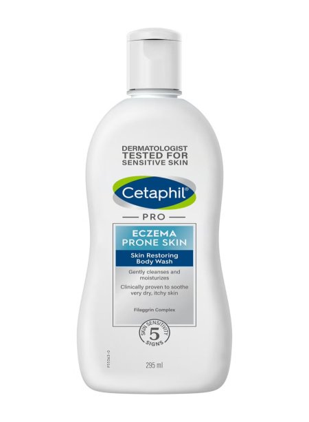 غسول سيتافيل برو للبشرة المعرضة للإكزيما لترميم وتهدئة الجلد | Cetaphil PRO Eczema Prone Skin Restoring Body Wash