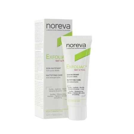 كريم نوريفا إكسفولياك مات & بور المطفّي للمسام الواسعة | Noreva Exfoliac Mat & Pore Mattifying Care