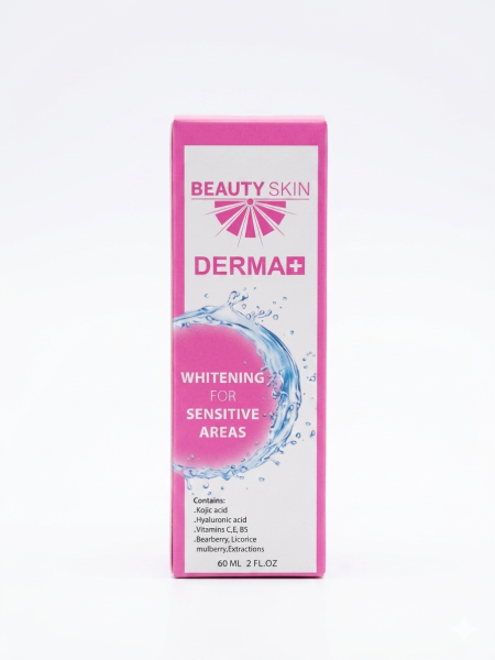 كريم بييوتي سكين ديرما+ لتفتيح المناطق الحساسة 60مل | Beauty Skin Derma+ Whitening for Sensitive Areas Cream