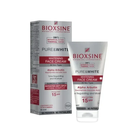 كريم بيوكسين بيور & وايت لتفتيح وتوحيد لون البشرة SPF15 | Bioxcin Pure & White Face Cream