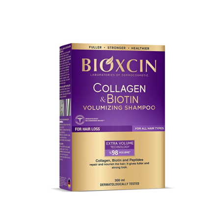 شامبو بيوكسين كولاجين + بيوتين لتكثيف الشعر وزيادة الحجم | Bioxcin Collagen & Biotin Volumizing Shampoo