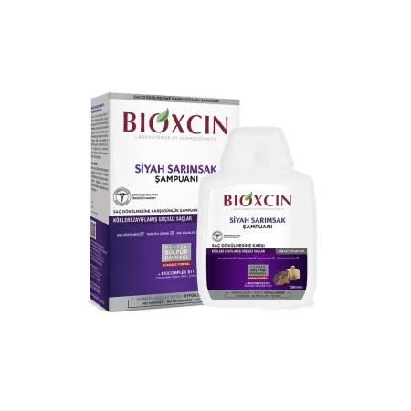 شامبو بيوكسين الثوم الأسود لمكافحة تساقط الشعر وتقوية الشعر الضعيف | Bioxcin Black Garlic Anti-Hair Loss Shampoo