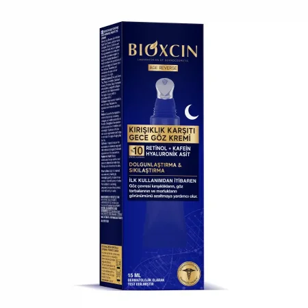كريم بيوكسين آيج ريفيرس الليلي للعين مضاد للتجاعيد | Bioxcin Age Reverse Night Eye Cream