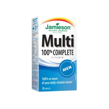 مالتي فيتامين جاميسون للرجال 100% كومبليت | Jamieson Multi Complete Vitamin for Men