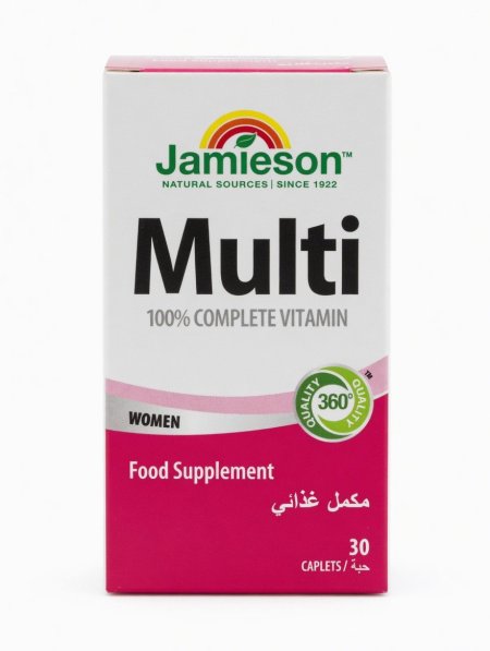 مالتي فيتامين جاميسون للنساء 100% كومبليت | Jamieson Multi Complete Vitamin for Women