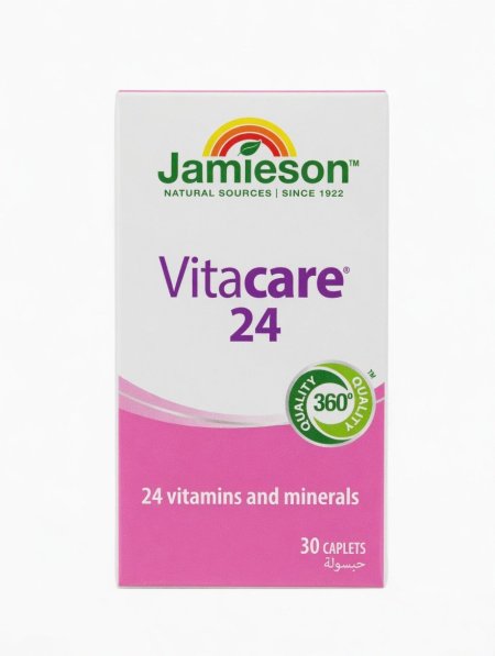 مالتي فيتامين جاميسون فيتاكير 24 فيتامين ومعادن | Jamieson Vitacare 24 Vitamins & Minerals