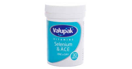 سيلينيوم + فيتامينات A و C و E فاليوباك | Valupak Selenium & ACE One-A-Day