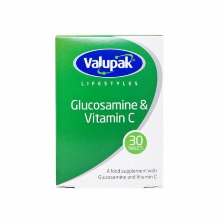 غلوكوزامين مع فيتامين C فاليوباك | Valupak Glucosamine & Vitamin C Tablets