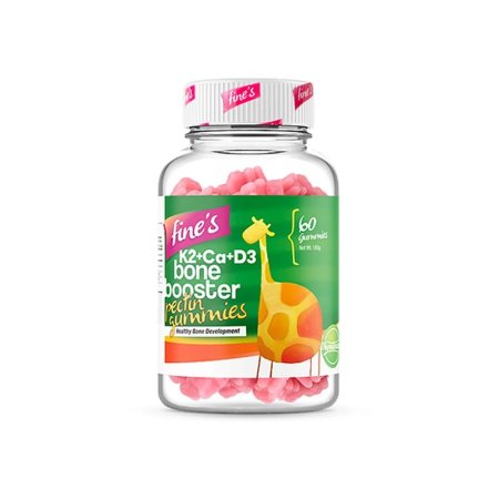 فاينز K2 + كالسيوم + فيتامين D3 (CaDone) | Fine’s K2 + Ca + D3 Pectin Gummies