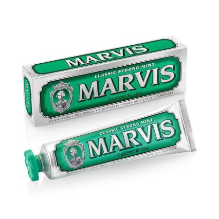 مارفيس كلاسيك ستـرونغ مينت معجون أسنان أخضر | Marvis Classic Strong Mint Toothpaste (Green)