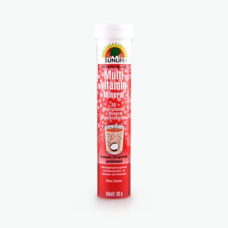 أقراص الفيتامينات والمعادن المتعددة فوّارة | SUNLIFE® Multivitamin & Minerals Effervescent Tablets