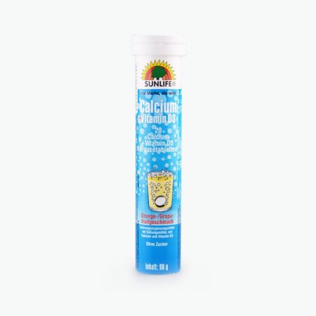 أقراص الكالسيوم وفيتامين D3 الفوّارة | SUNLIFE® Calcium + Vitamin D3 Effervescent Tablets