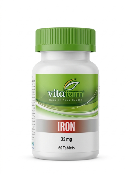 فيتافارم الحديد 35 ملغ | Vitafarm® Iron 35 mg Tablets