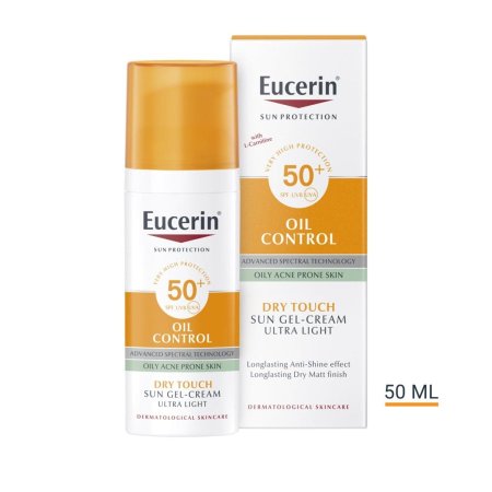 يوسيرين واقي شمس جل-كريم SPF 50+ للتحكم بالزيوت | Eucerin Oil Control Sun Gel-Cream SPF 50+
