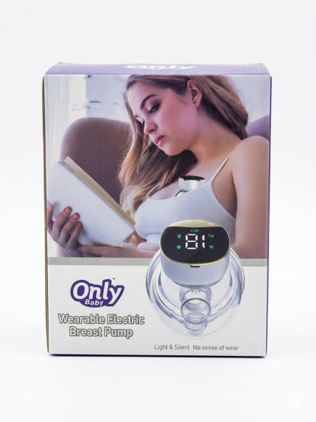 مضخة حليب كهربائية قابلة للارتداء وخفيفة للأمهات | Only Baby Wearable Electric Breast Pump (Light)