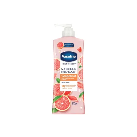 فازلين لوشن ترطيب وتفتيح بالجريب فروت | Vaseline Healthy Bright Superfood Freshlock™ Grapefruit – 500 ml
