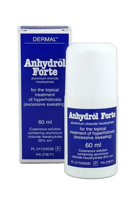 DERMAL™ Anhydröl Forte 20% Solution | انهايدول مزيل عرق علاجي لمشكلة فرط التعرق