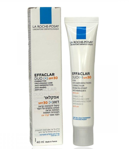 سيروم/كريم لاروش بوزيه إيفاكلار ديو (+) SPF30 لعلاج الحبوب وآثارها مع حماية من الشمس – La Roche-Posay Effaclar Duo (+) SPF30