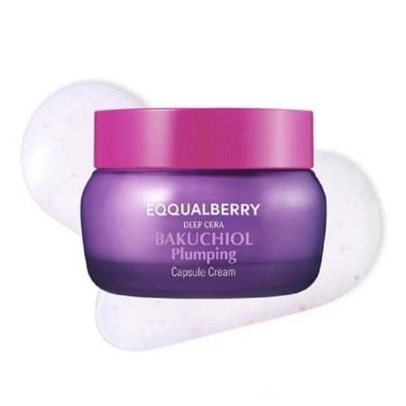 EQQUALBERRY Bakuchiol Plumping Capsule Cream - 50ml | ايكوال بيري كريم الباكوتشيول المالئ للوجه - 50 مل