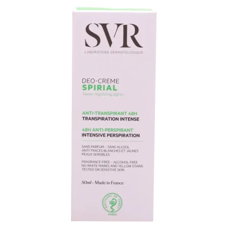 كريم مزيل التعرق المكثف سبيريال من SVR | SVR Spirial Deo-Creme Anti-Transpiration Intense