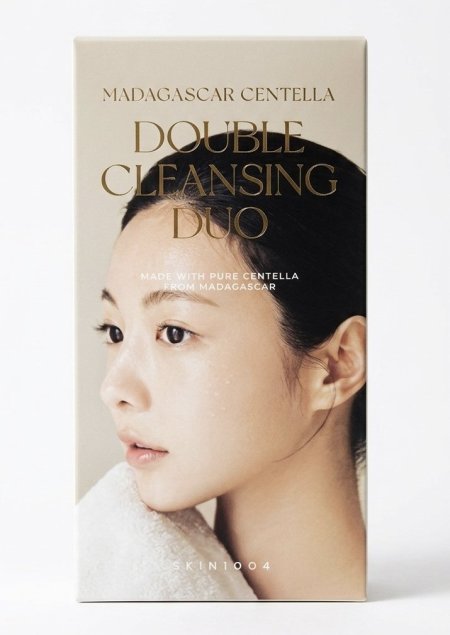 سكين 1004 مدغشقر سنتيلا دبل كلينزينغ ديو – SKIN1004 Madagascar Centella Double Cleansing Duo