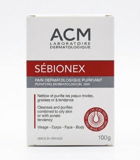 صابون ديرماتولوجي مُنقّي للبشرة – SÉBIONEX Purifying Dermatological Bar