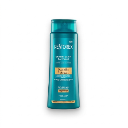 شامبو ريستروكس للعناية المرممة بالكيراتين والأرغان- Restroex repair care shampoo (Kertain & argan)